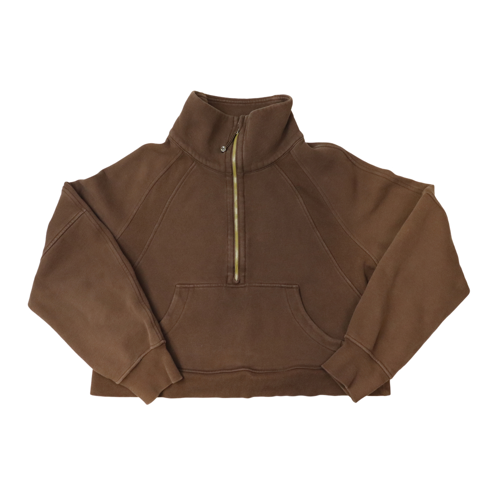 Lululemon Brown Cropped Crewneck Size M